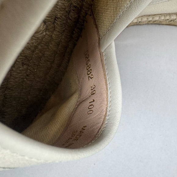 Gucci Beige Canvas Vintage Logo Espadrilles Size 39 Womens - Picture 8 of 9